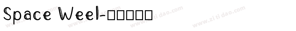 Space Weel字体转换